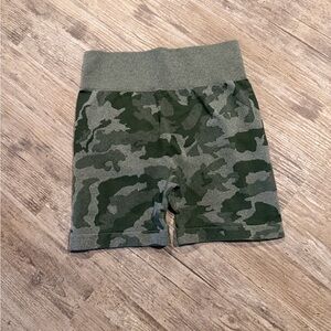 Green Camouflage Shorts